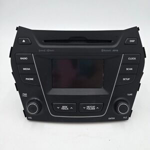 Hyundai Santa Fe Radio Head Unit 96180-4Z1004X Black Bluetooth XM HD Radio